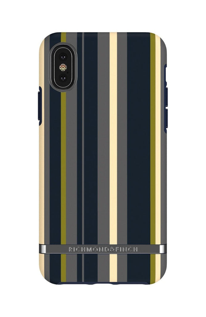 Richmond & Finch Skal Navy Stripes - iPhone XS Max