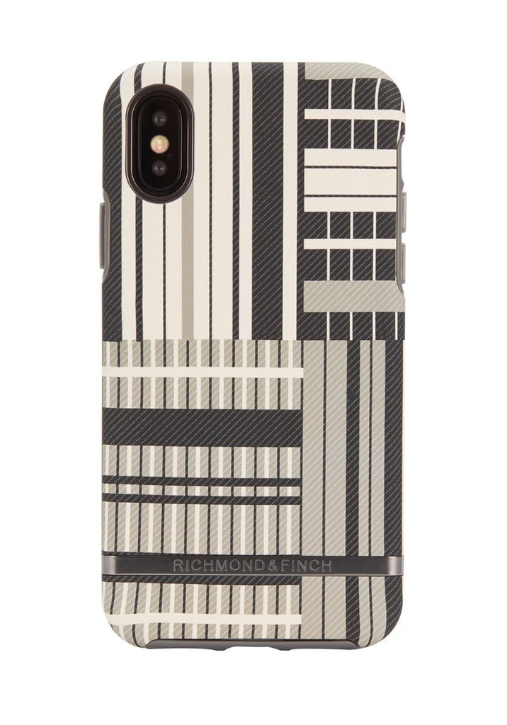 Richmond & Finch Skal Platinum Stripes - iPhone X/XS