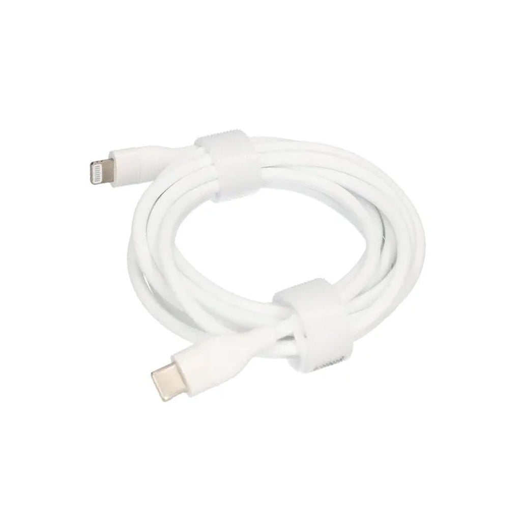 Rvelon iPhone - kabel USB C till Lightning MFi Silikon Rvelon 1M Vit