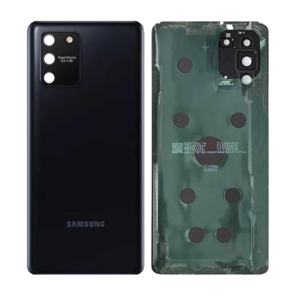 Samsung Galaxy 10 Lite Baksida - Svart