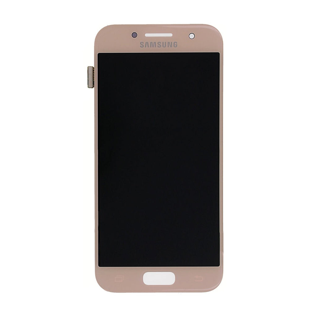 Samsung Galaxy A3 2017 (SM - A320F) LCD Skärm med Display Original - Rosa