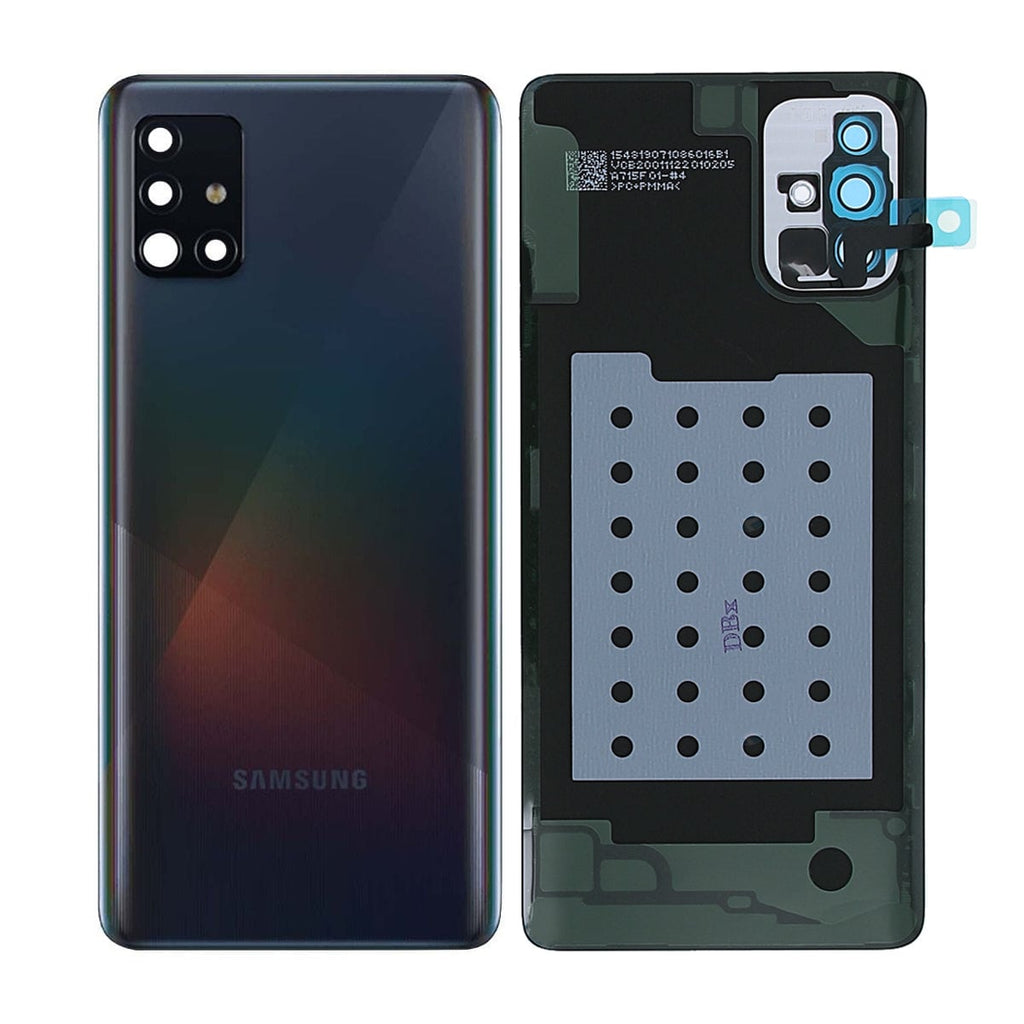 Samsung Galaxy A71 (SM - A715F) Baksida Original - Svart