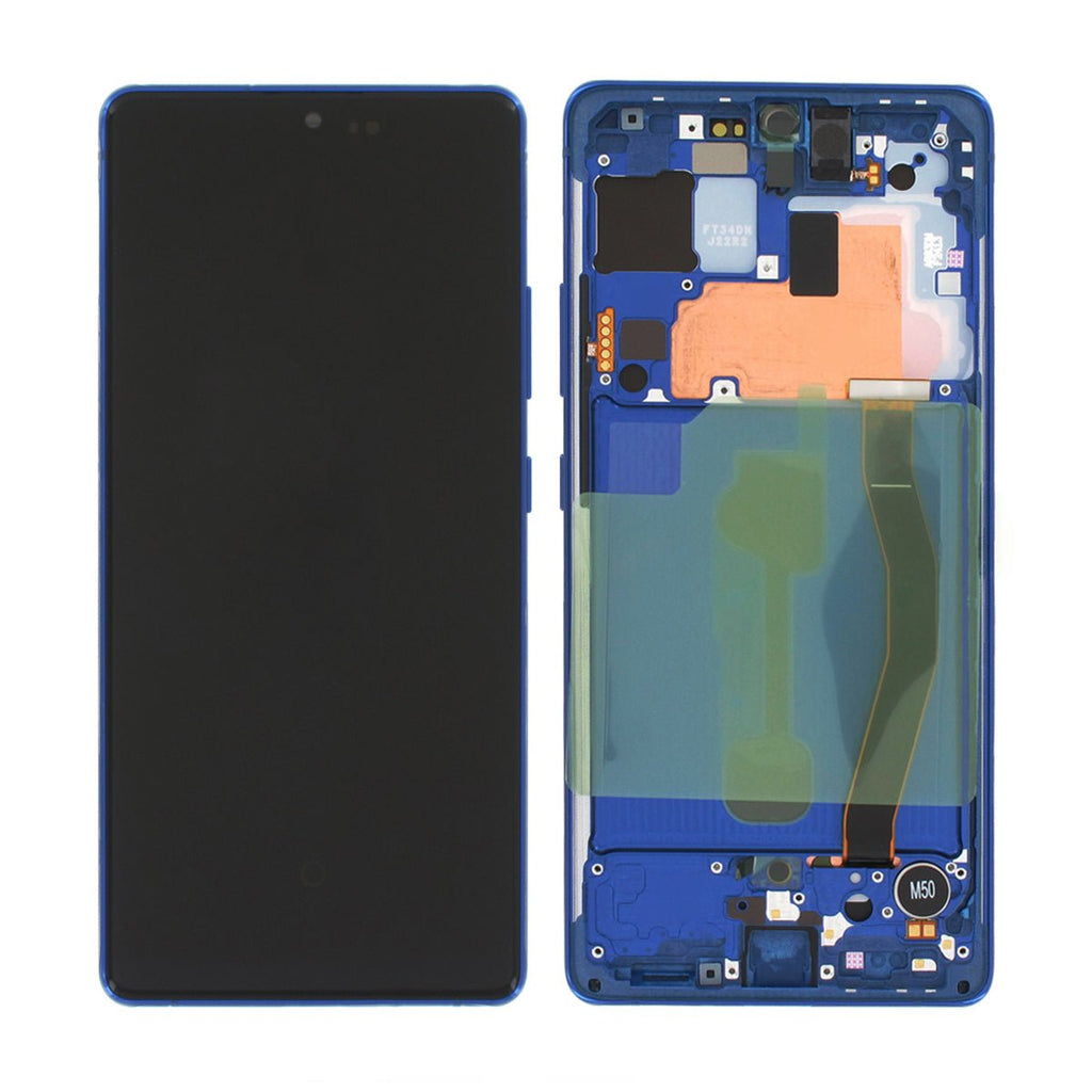 Samsung Galaxy S10 Lite (SM - G770F) Skärm med LCD Display Original - Blå