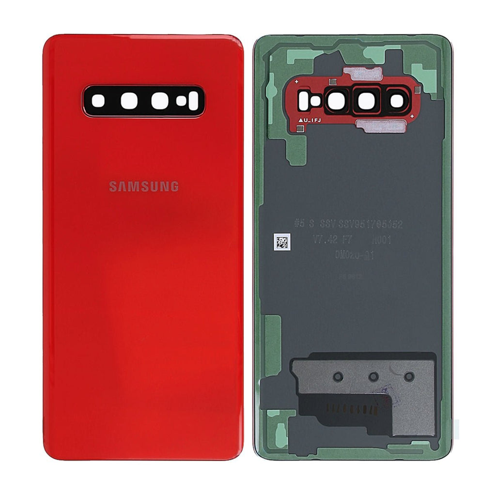 Samsung Galaxy S10 Plus (SM - G975F) Baksida Original - Röd