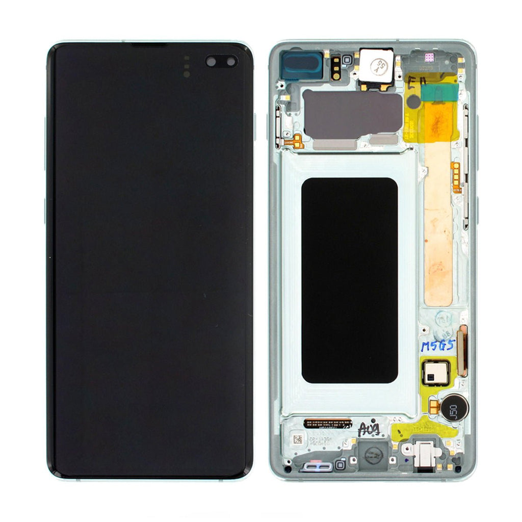 Samsung Galaxy S10 Plus (SM - G975F) Skärm med LCD Display Original - Grön