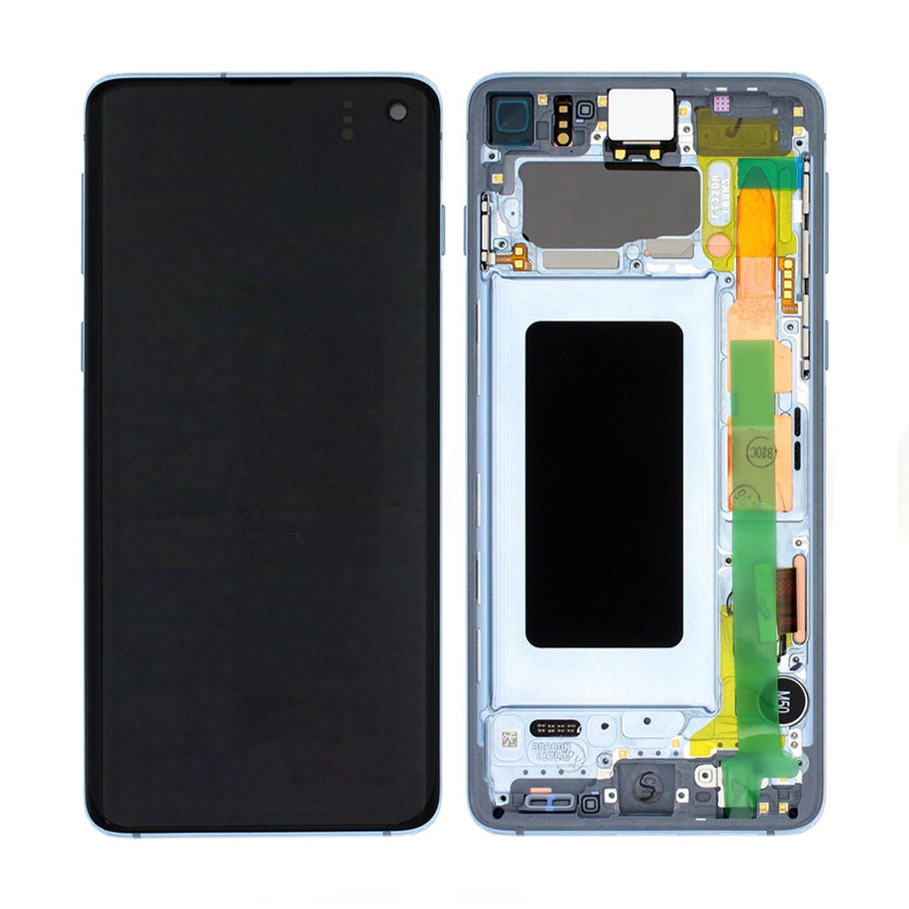 Samsung Galaxy S10 Skärm med LCD Display Original - Blå