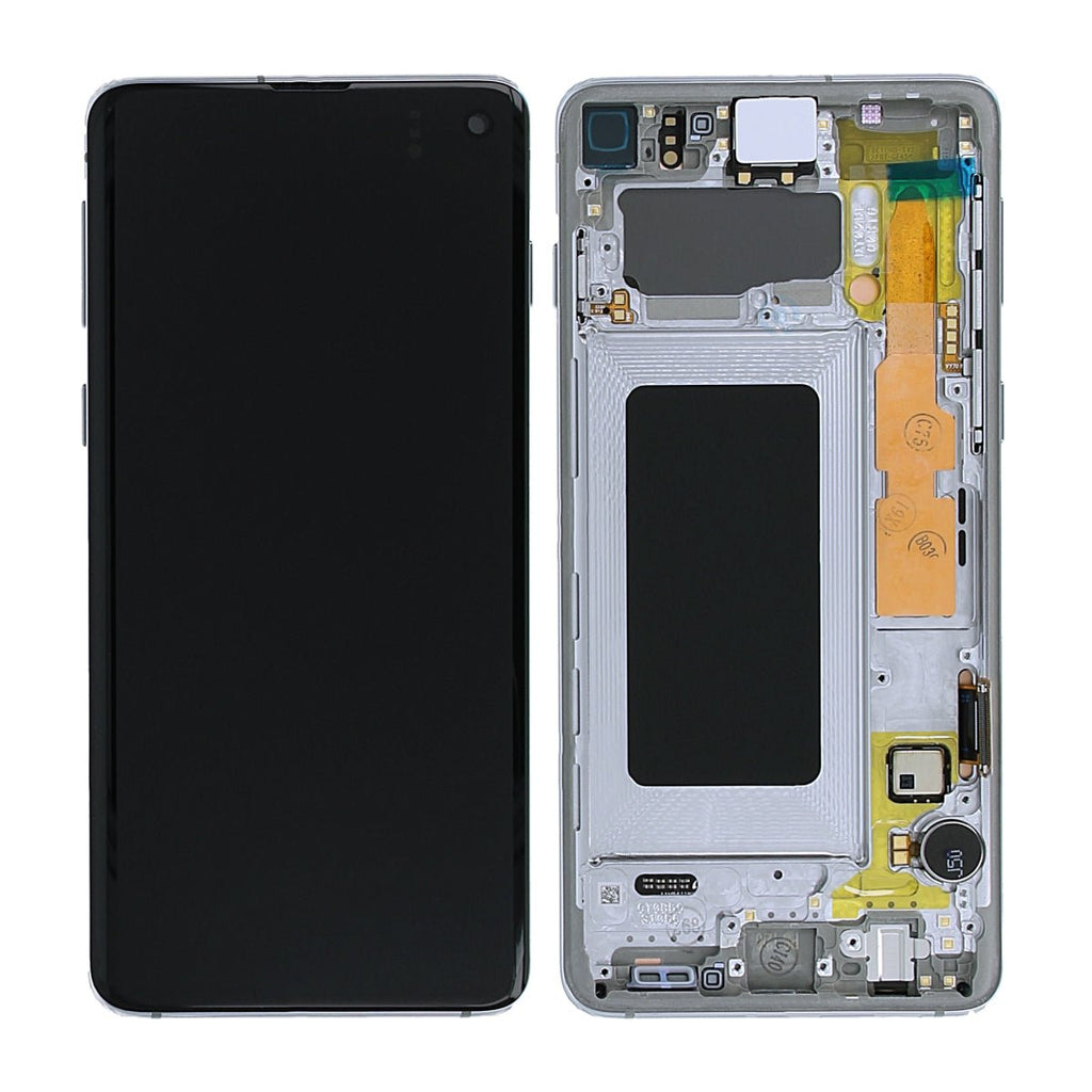 Samsung Galaxy S10 Skärm med LCD Display Original - Silver