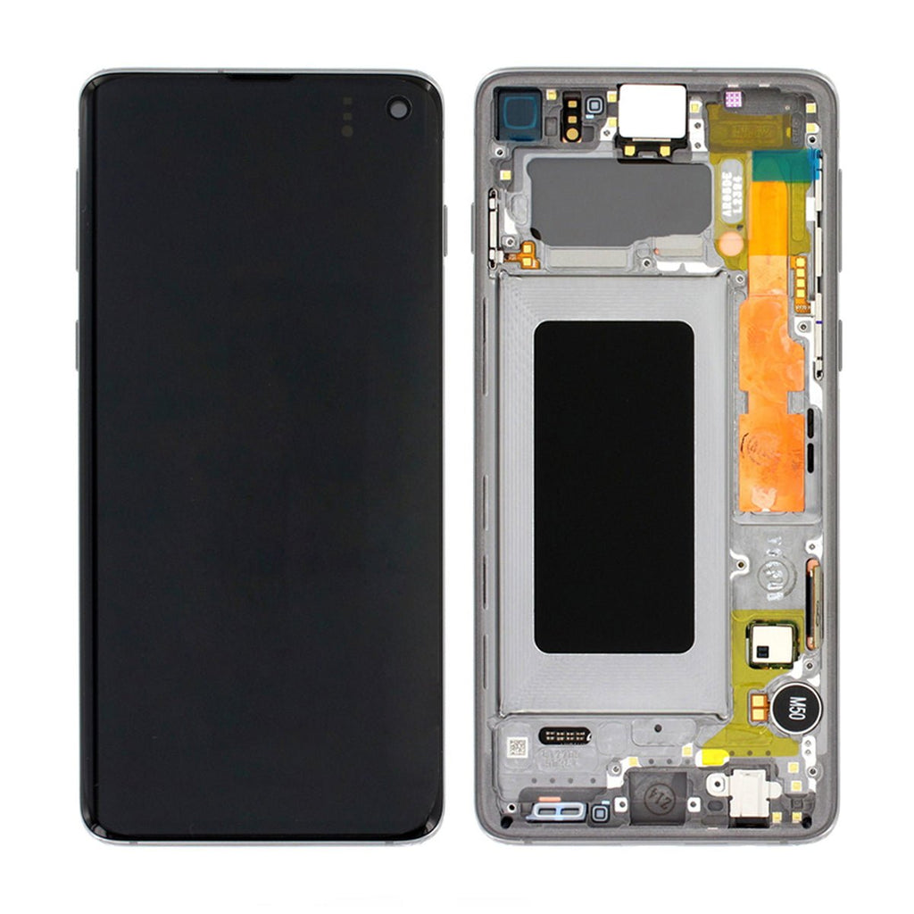 Samsung Galaxy S10 (SM - G973F) Skärm med LCD Display Original - Svart