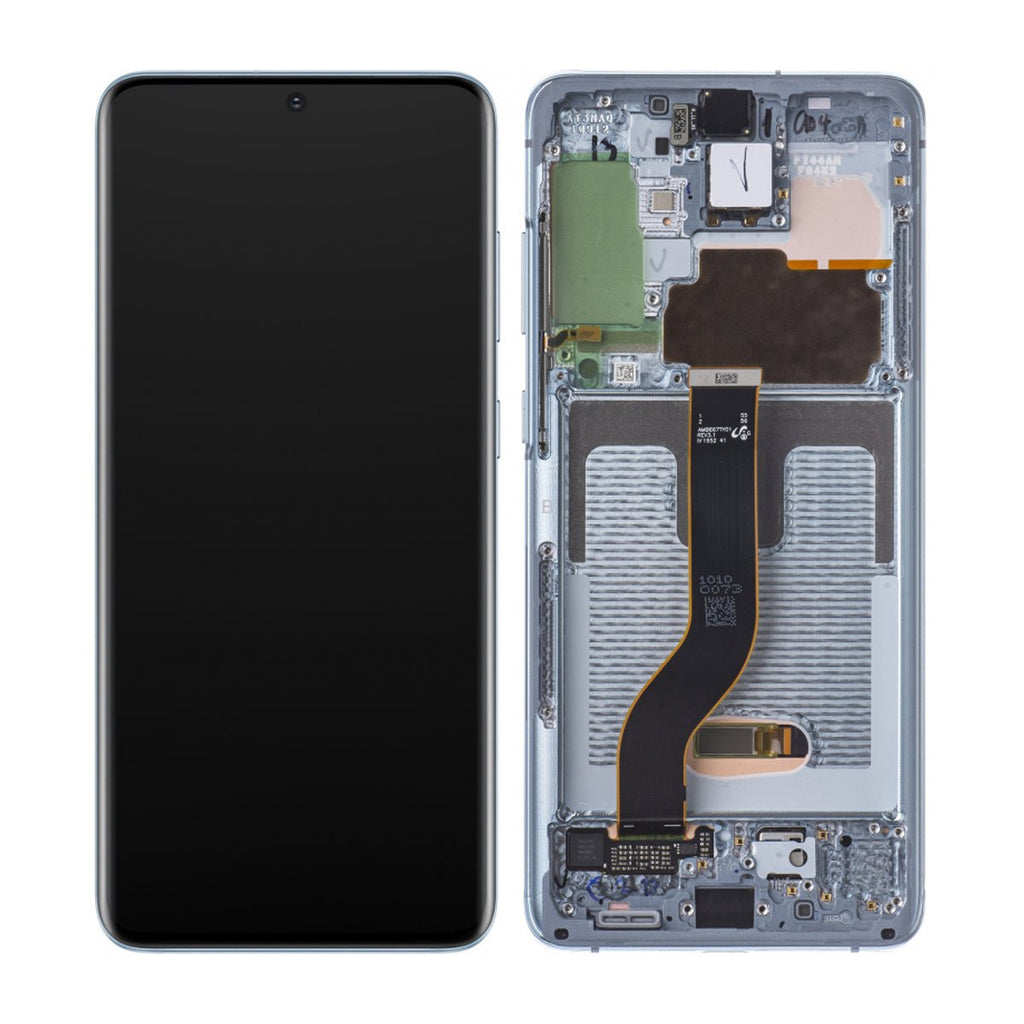 Samsung Galaxy S20 Plus 4G/5G (G985/G986) Skärm med LCD Display Original - Ljusblå