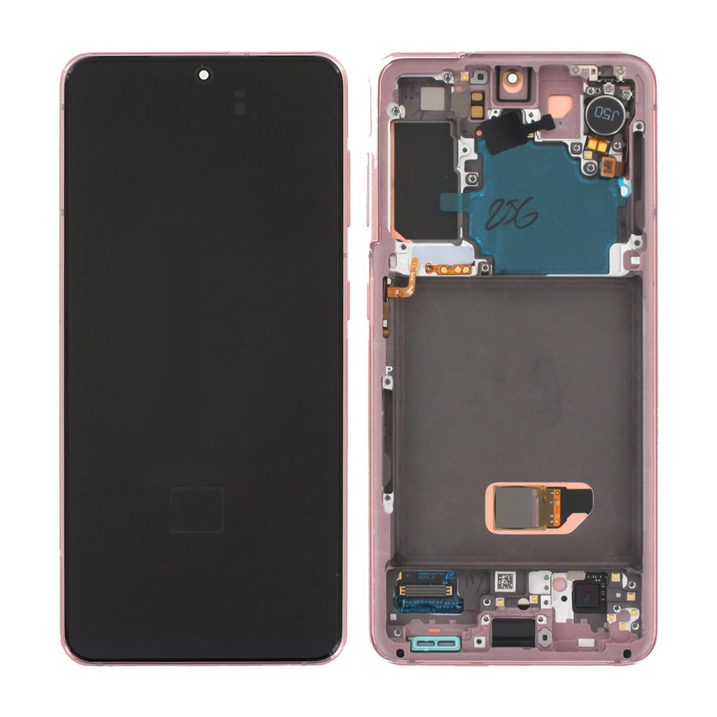 Samsung Galaxy S21 5G LCD Skärm med LCD Display - Rosa